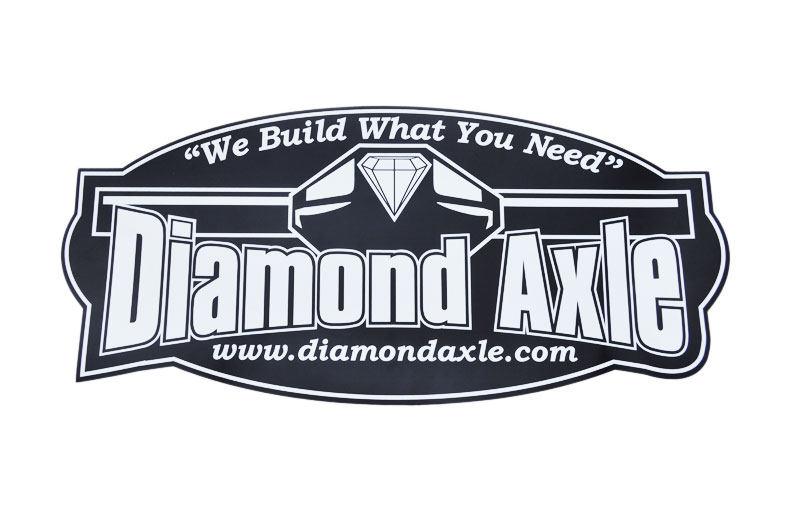 Diamond Axle Sticker